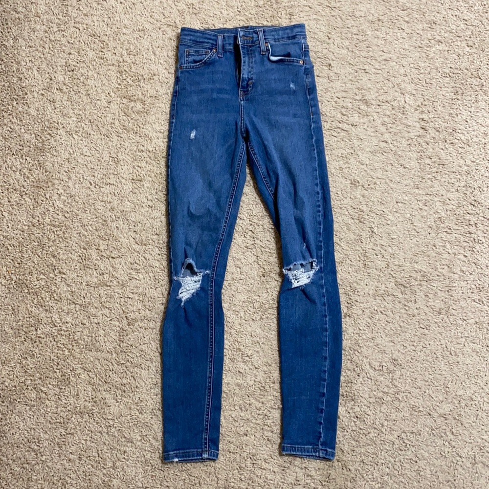 W25 L30 TopShop Moto Jamie jeans